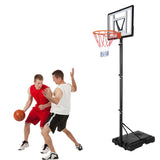 ZUN Basketball Hoop Outdoor Portable Basketball Goals, Adjustable Height 7ft - 10ft for Adults & 57794228