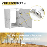 16'' Floating Wall-Mounted Vanity with Ceramic Sink & Soft-Close Cabinet Door, For Small W999P236337