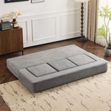 Ebern Designs Convertible Sectional Sofa with 3 Storage Ottomans - High-Resilience Foam Sleeper, W1829P280222