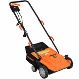 13" Electric Lawn Dethatcher w/ Collection Bag and Removable Blades -Orange 23993158