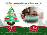 12FT Inflatable Christmas Tree with Gifts & Candy Canes, 6 LED Lights, 190D Polyester, US Plug 44147408