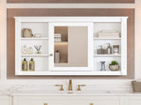 42'' Wall Mounted Bathroom Storage Cabinet, Medicine Cabinet, Modern Bathroom Wall Cabinet with N710P363544K