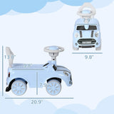 Light Blue toddler ride-on toy with Horn 51068523