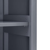 ZUN Bathroom Storage Cabinet, Tall Storage Cabinet with Two Drawers, Open Storage, Adjustable Shelf, 83812577