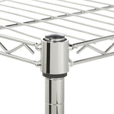 4-Layer Chrome Plated Iron Shelf 120*90*35 Silver 00410035