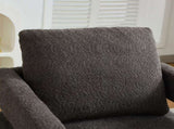 29.13" W Square Swivel Accent Chair, Modern Rotating Arm Chair with Open Back,360 Degree Rotation, W3188P280199