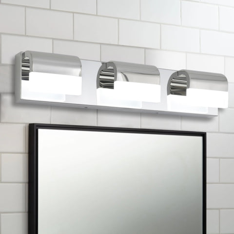 ZUN (Same as W1340110596/L2011) Bathroom Vanity 3-Light LED Vanity Lights Over Mirror Bath Wall W1340P206821