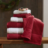 Ultra-Soft 100% Cotton Absorbent Towel Set 8-Piece B035P294491