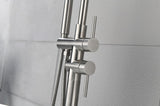 Floor Mounted Tub Faucet High Flow Freestanding Tub Filler Faucet with Handheld Shower Head and W2287P264023