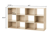 12 Cube Storage Organizer, Spring Pine 31079681