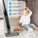 ZUN Wet Dry Vacuum Cleaner for Home, Cordless Vacuum and Mop Combo with Self-Cleaning & Aromatherapy, W1134P212808