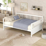 ZUN Full Size Daybed with Support Legs, White 74798954