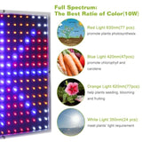 LED Grow Light Full Spectrum Hanging 225 LEDs Plant Grow Lamp Indoor Grow Light for Greenhouse 74605961