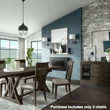 Grant Nailhead Trim Upholstered Dining Chairs, Set of 2 T2574P205970