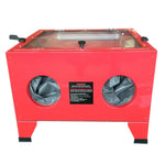 ZUN 25 Gallon Bench Top Air Sandblasting Cabinet Sandblaster Blast Large Cabinet Red 64011579