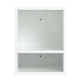 12 Inch Small Wall Mounted Storage Shelves, Suitable For Small Bathroom, Glossy White W999P179595
