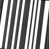 Brown and Black Slat Back Side Chair B062P209299