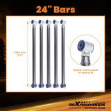 Weld-On Parallel 4 Link Suspension Kit for Rat Car Air Ride 24'' Pan Hard Bar 60728325