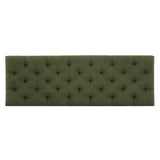 Ottoman Bench with Storage, Green Boucle Surface, Rubber Wood Legs, 300 lbs Capacity N779P294331G