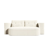 78.7" Modern 2-in-1 Foldable Sofa with Functional Blanket and 2 Soft Pillows,Comfortable Plush W3219P317382