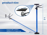 360&deg Rotating Adjustable Support Rod with 45&deg Tilt Stand for Cabinet Jacks Cargo Bars Drywalls 13558038