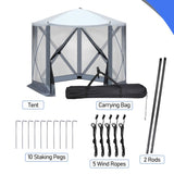 10' x 10' Outdoor pop-up camping canopy 58168991
