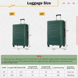 2 Piece Luggage Set with Bags Expanable Spinner Wheels ABS Lightweight Suitcase with TSA Lock N732P198744F