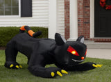 6.5 FT Halloween Inflatables Animated Black Cat with Shakable Head, Outdoorations Blow Up Yard 99885519