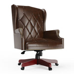 ZUN 330LBS Executive Office Chair, Ergonomic Design High Back Reclining Comfortable Desk Chair - Brown W1550115019