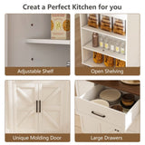 46" Kitchen Island on Wheels with Storage & Power Outlet - Movable Rustic Breakfast Bar Table, Wood 83239172