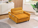 orange comfortable chair for Small apartment Bedroom space Balcony Small sofa bed Lazy Small sofa W6295P549833