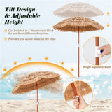 6 foot portable beach umbrella with adjustable tilt 67785564