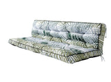 Outdoor Swing Cushions 63 Inch, Waterproof 4" Thick Porch Swing Cushion Replacement with Backrest 70417797