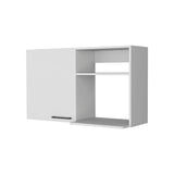 Oklahoma 2 Wall Cabinet, 2 Door Stackable Wall Mounted Storage Cabinet with 2 Side Shelf B128P148767