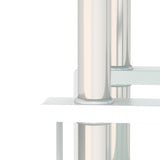 Set of 2, Modern Tempered Glass Tea Table Coffee Table End Table, Square Table for Living Room, W241104208