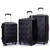 Luggage Set with Spinner Wheels ABS Lightweight Durable Hard Suitcase,8-Piece Set W284P341385