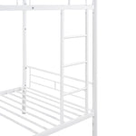 ZUN Twin Over Twin Metal Bunk Bed 61744003