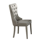 Champagne Tufted Side Chairs B062P186537