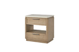 Two Drawer Nightstand with Oak Veneer Drawer Fronts B2699P323472