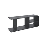 ZUN Goodwood Minimalistic Tv Stand for 65-Inch TV With 5 Open Shelves B070P234337