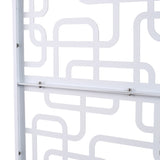 Outdoor & Indoor Privacy Metal Privacy 76" H48" W, Freestanding Decorative Privacy W465P193251