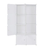 8 Cube Organizer Stackable Plastic Cube Storage Shelves Design Multifunctional Modular Closet 74329266