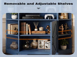 Corner Cabinet, Corner Storage Shelf with USB Ports and Outlets Industrial Organizer for Small Space W6018P577720