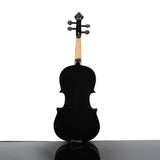 New 3/4 Acoustic Violin Case Bow Rosin Black 59680382