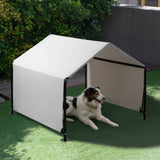 4*4*3.3FT Dog Tent for Large Gray 82302407