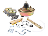 7" Single Zinc Power Brake Booster 1" Bail Top Master Cylinder Disc/Drum Proportioning Valve Kit 45396868