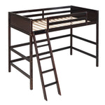 ZUN Solid Wood Twin Size Loft Bed with Ladder 96823060