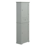 ZUN Tall Bathroom Storage Cabinet, Freestanding Storage Cabinet with Drawer and Adjustable Shelf, MDF 15116990