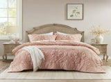 3-Piece King Comforter Set,Pink B035P408219