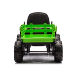 ZUN Ride on Tractor with Trailer,12V Battery Powered Electric Tractor Toy w/Remote Control,electric car W1396104249